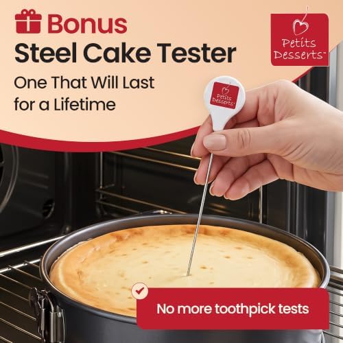 Cheesecake Pan and Springform Cake Pan Set - 4, 7, 9 and 11 in, NONSTICK