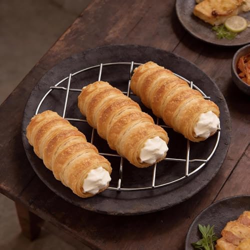 2 Pieces 304 Stainless Steel Cooling Racks, Roasting Rack