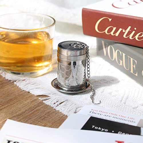 Tea Infusers for Loose Tea (1 Pack), 18/8 Stainless Steel Tea Strainer, Extra Fine Mesh Tea Diffuser for Brewing Tea, Spices & Seasoning