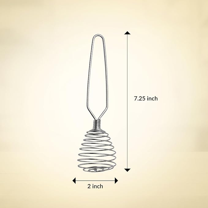 Mrs. Anderson’s Baking Mini French Coil Whisk, Stainless Steel, 8-Inch