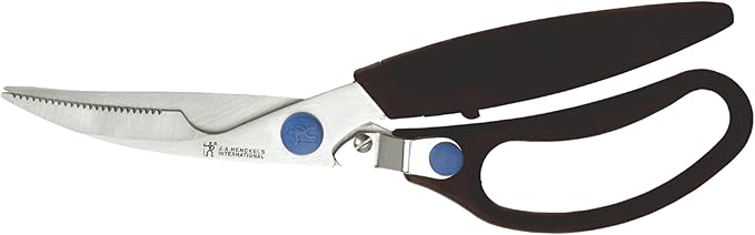 HENCKELS Kitchen Shears for Poultry, Dishwasher Safe, Heavy Duty, Stainless Steel 4-Inch