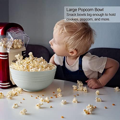 Homestockplus 【Non Ceramic】 68 Oz Salad Bowls,Large Serving Bowls 6 Pcs Unbreakable Ramen Bowl for Salad,Soup,Ramen,Noodle,Oatmeal,Snack Apply to Kitchen, Freezer,Dishwasher & Microwave Safe