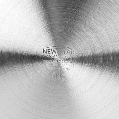 New Star Foodservice 60 Qt Aluminum Stock Pot, No Cover