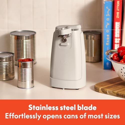 Electric Can Opener, Automatic One-Touch, Oatmilk, 4.52 * 3.93 inches (Pack of 4)