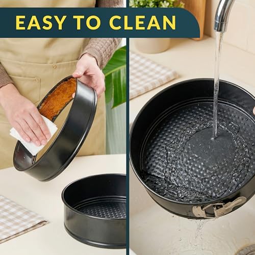 Cheesecake Pan 10" Carbon Steel With Removable Bottom – Leakproof Design