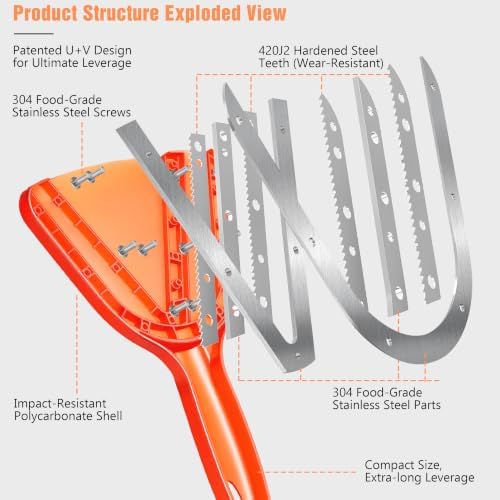 Uinxan Patented Jar Opener, Ideal for Weak Hands & Seniors with Arthritis