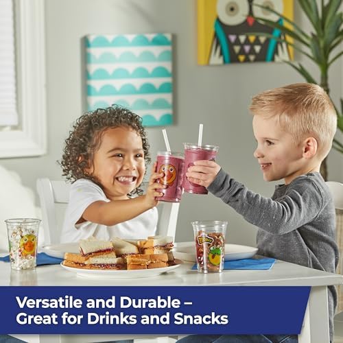 Hefty Zoo Pals Disposable Kids Cups, 10oz, 25ct