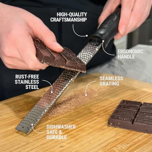 Microplane Classic Twin Pack - 12" Black Zester Grater with Surgical-Grade Stainless Steel Blade