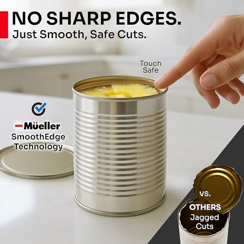 MUELLER HOME SmoothEdge Auto Electric Can Opener, Black