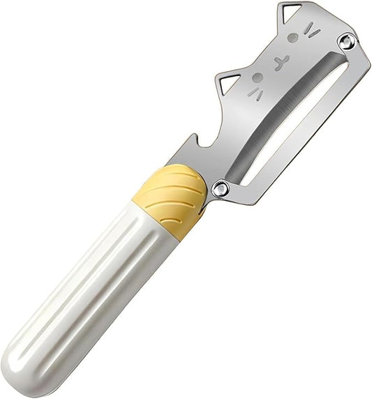 Multifunctional Vegetable Peeler with Stainless Steel Blade and Bottle Opener - Ideal for Veggie Potato Carrot and Apple Peeling