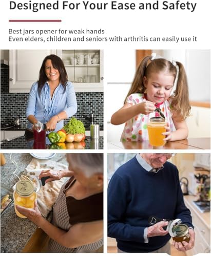 CYDW Mason Jar Opener Tool with Soft Touch Handle, for Canning Supplies