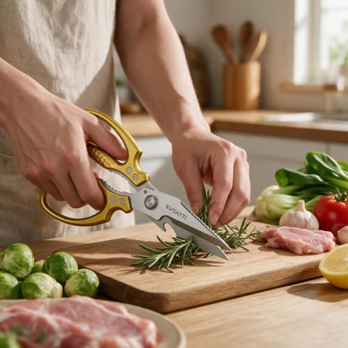 Kitchen Scissors for Food Meat Vegetables Cutting Sharp All Purpose