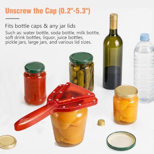 Uinxan Patented Jar Opener, Ideal for Weak Hands & Seniors with Arthritis