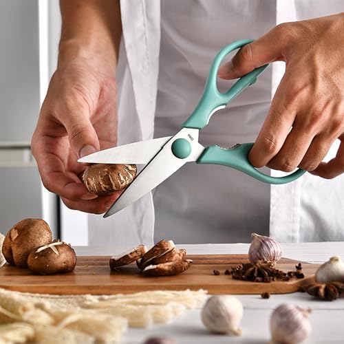 Pink Kitchen Shears, 8.5" Heavy Duty All Purpose Stainless Steel Scissors