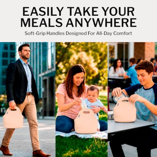 Built Gourmet Getaway Neoprene Lunch Bag - Cameo Rose