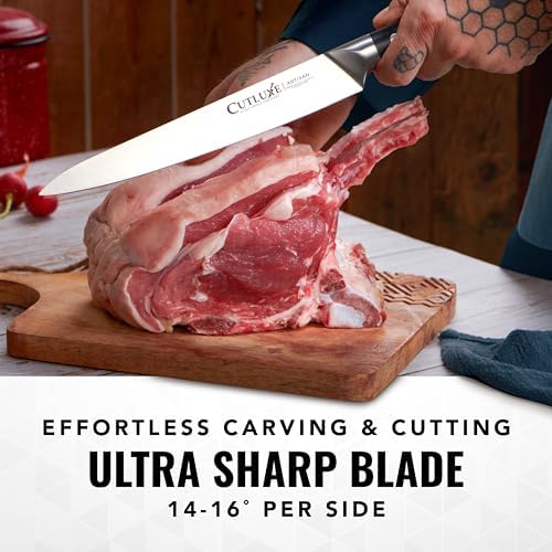 Cutluxe Chef Knife Set, 7-Piece Kitchen Knives – Razor Sharp German Steel