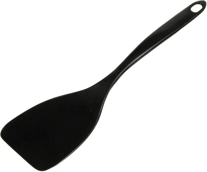 Chef Craft Basic Melamine Turner/Spatula, 11.25 inch, Black