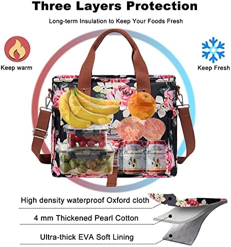 Weitars Insulated Lunch Bag for Women Men,Leak Proof Lunch Box for Work