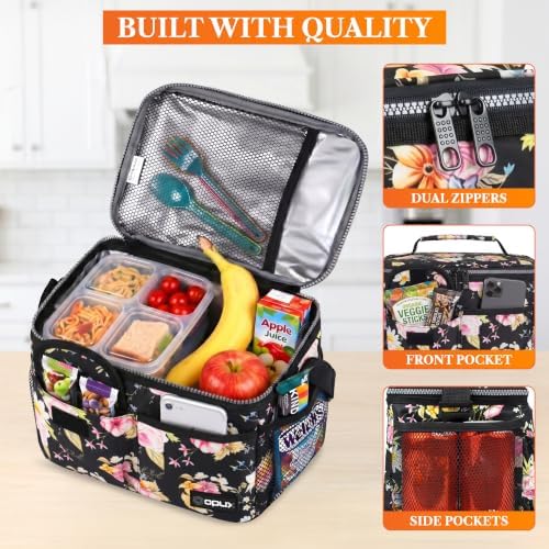 opux Insulated Lunch Box Adult, 14 Can Leakproof Cooler Bag Kid