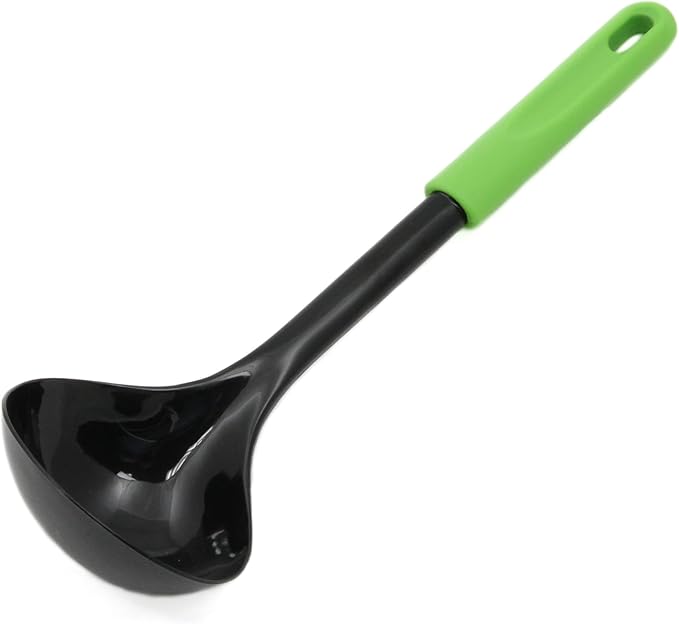 Chef Craft Basic Nylon Cooking/Serving Ladle, 12 inch, Green
