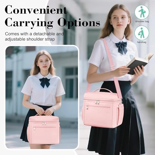 DALINDA Insulated Lunch Box Women Men Leak-Proof Cooler Lunch Bag