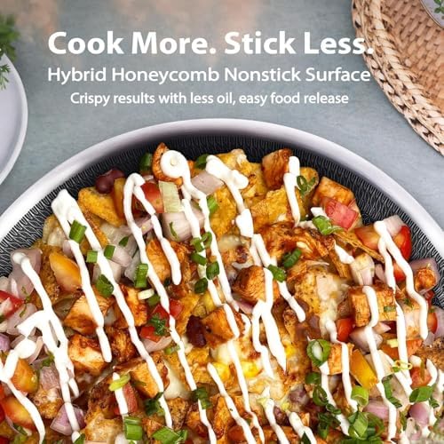 LOLYKITCH 12 Inch Hybrid Nonstick Wok with Lid | Ceramic Coating
