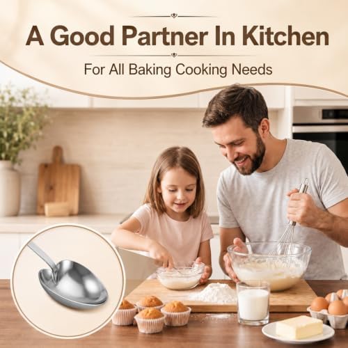 Ouligay Stainless Steel Measuring Spoons Set of 4 Metal Measuring Spoons