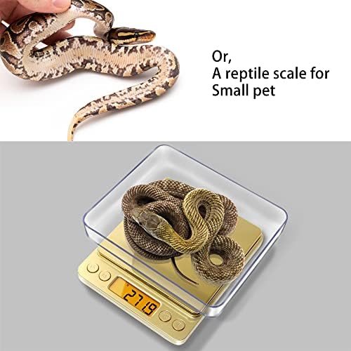 Fuzion Small Gram Scale 3000g, Digital Kitchen Food Scale, Gram and Ounce