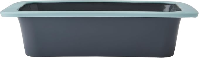 Chicago Metallic Silicone Loaf Pan, 5x9-Inch Nonstick Bakeware with Wire-Reinforced Rim, BPA-Free Food-Grade Silicone, Oven Safe to 428°F, Dishwasher Safe, Easy Bread Release
