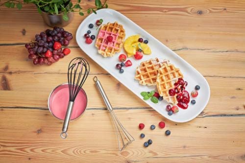 Rösle Stainless Steel & Silicone Balloon Egg Whisk, 6 Wire, 10.6-inch