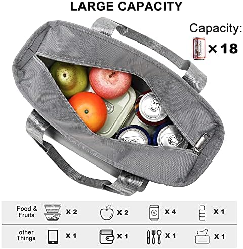 Weitars Insulated Lunch Bag for Women Men,Leak Proof Lunch Box for Work