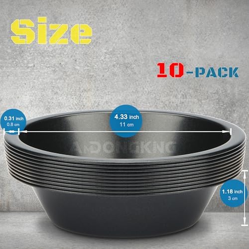 5 Inch Mini Pie Tin, 10-Pack Small Pie Pans
