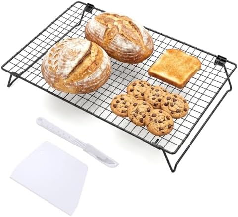 Heavy-Duty Sourdough Cooling Rack with Dough & Bench Scrapers
