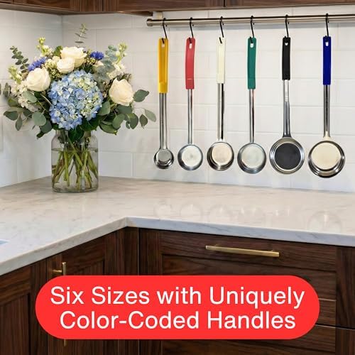 2 oz Solid Stainless Steel Portion Control Ladle Spoodle - [Pack of 12]