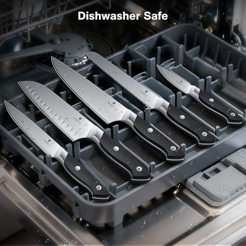 10 PCS Japanese Kitchen Knife Set, Dishwasher Safe
