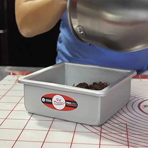 Fat Daddio's Anodized Aluminum Square Cake Pan, 7 x 2 Inch