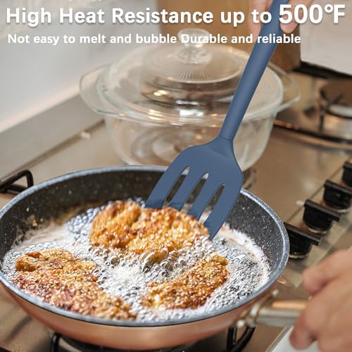 Coukre 2 Pack Silicone Spatula Set,High Heat Resistant, BPA-Free