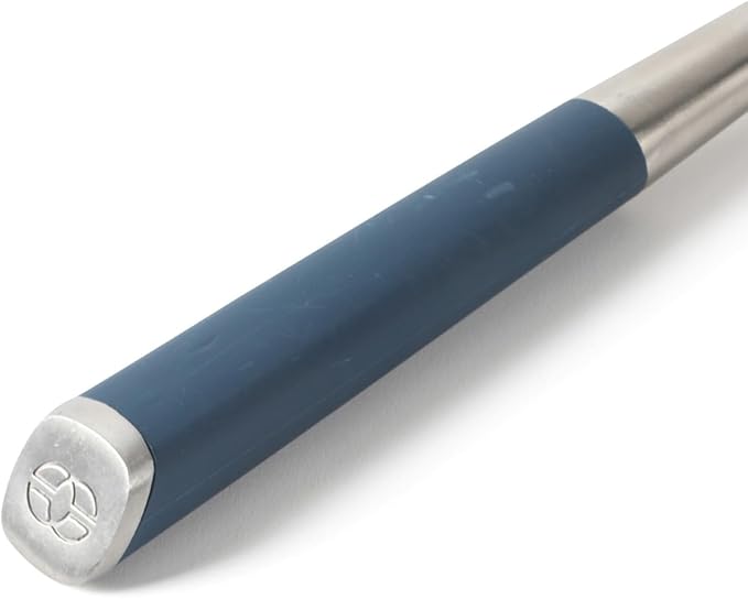 Calphalon Edge Stainless Steel Slotted Turner - Navy Blue