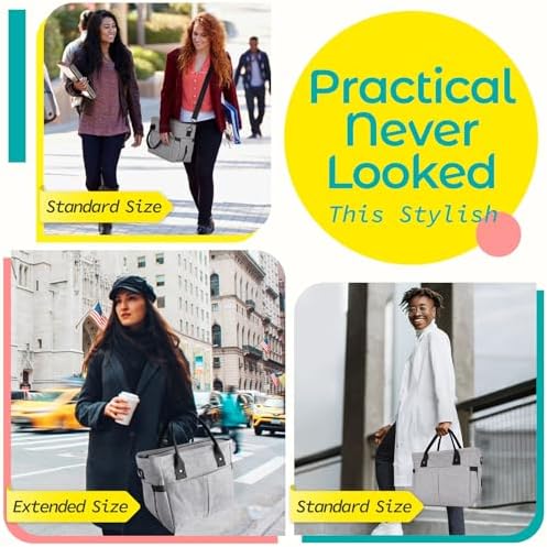 KIPBELIF Cute&Classy Roomy Insulated Lunch Bags for Women - Stylish & Functional Large Tote Adult Lunch Box for Working & Picnic