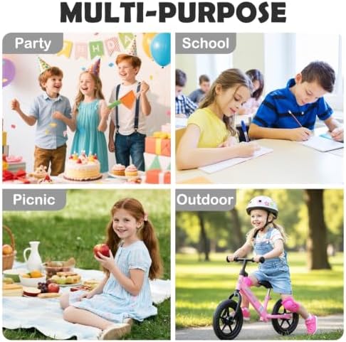 FlowFly Kids Lunch box Insulated Soft Bag Mini Cooler Back to School Thermal Meal Tote Kit for Girls, Boys, Clear