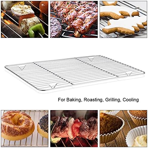 P&P CHEF 4 Pcs Baking Wire Rack for Cooling, 8.6 Inch