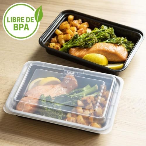 Igluu Meal Prep Containers Reusable (20 Pack) 1 Compartment – 28oz