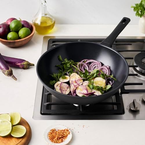 ZWILLING Madura Plus Ceramic 12-Inch Fry Pan, Titanium-Reinforced Ceramic Nonstick Frying Pan, Aluminum Skillet, Dishwasher Safe Cookware, Matte Black