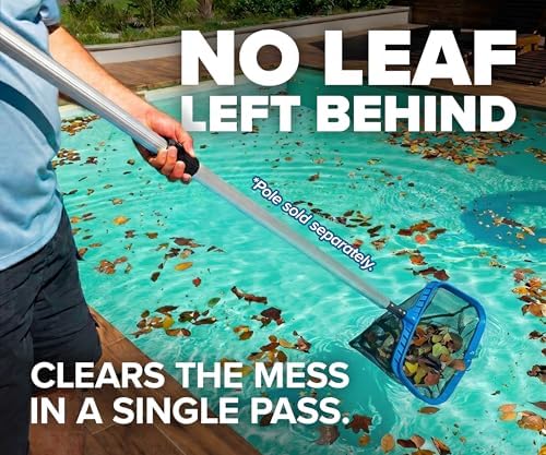 Pool Skimmer Net for Leaves // Leaf Rake for Pool, Heavy Duty Pool Net