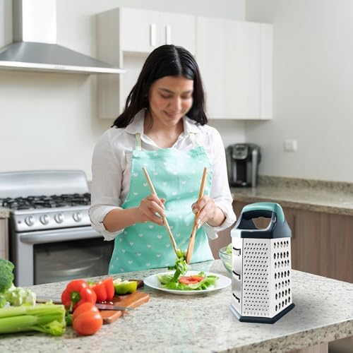 Box Grater for Kitchen 6 Sided