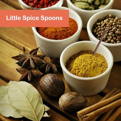 18-Pack Mini Spoons Metal Tiny Shovels 3-Inch Small Medicine Spoon