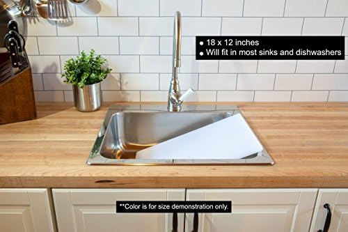 18 x 12 Large Blue Plastic Cutting Board for Fish, Seafood, Shellfish - 1/2 Inch Thick HDPP, NSF and Commercial Grade