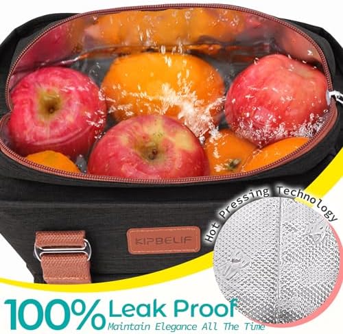 Classy Insulated Lunch Bags for Women, Large Lunch Box for Work & Picnic