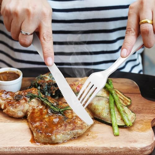 Dealusy 360 Count Extra Heavy Duty White Plastic Knives Disposable