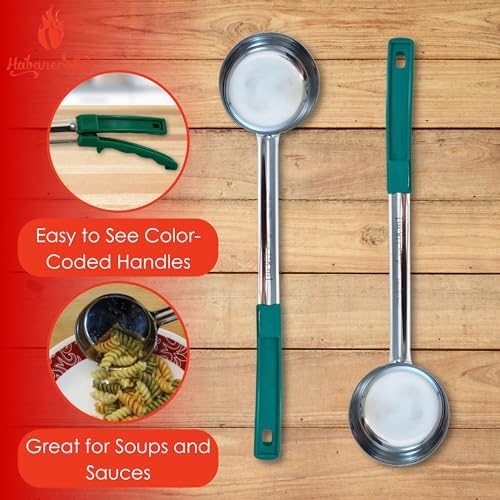4 oz Solid Stainless Steel Portion Control Ladle Spoodle - [Pack of 12]